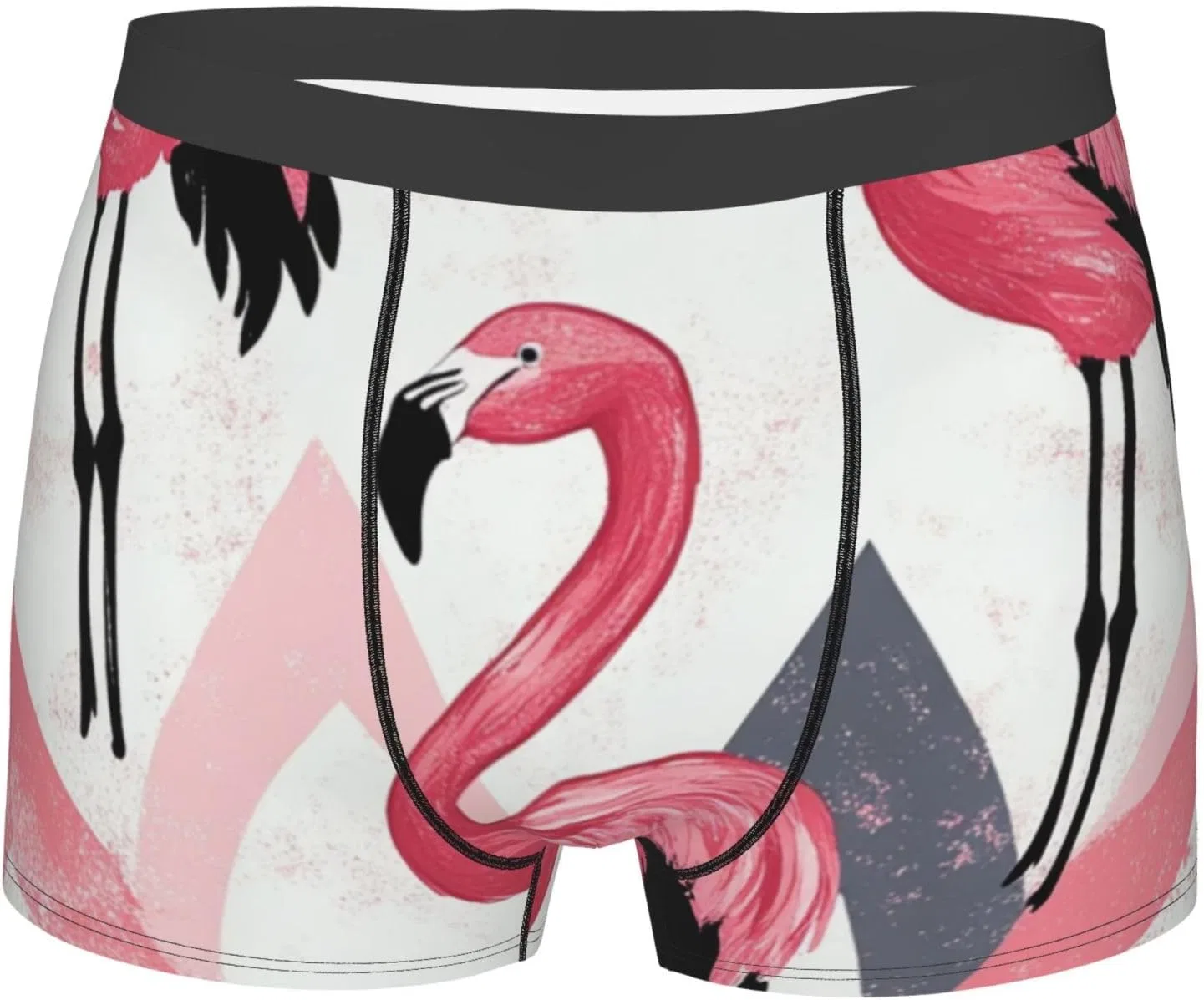 Боксеры с принтом вишни и черных полос, Flamingo 6