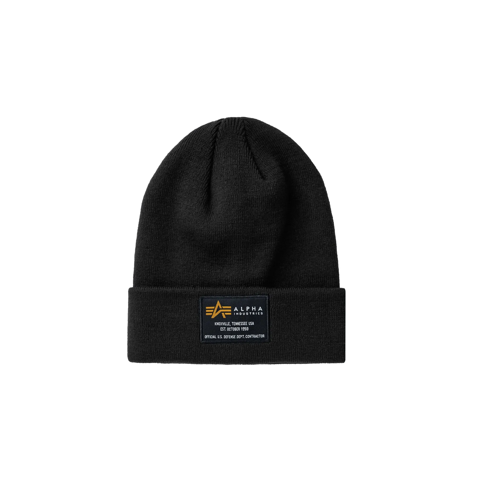 

Лыжная шапка Alpha Industries "Аксессуары Alpha Industries - Головной убор Crew Beanie", черный