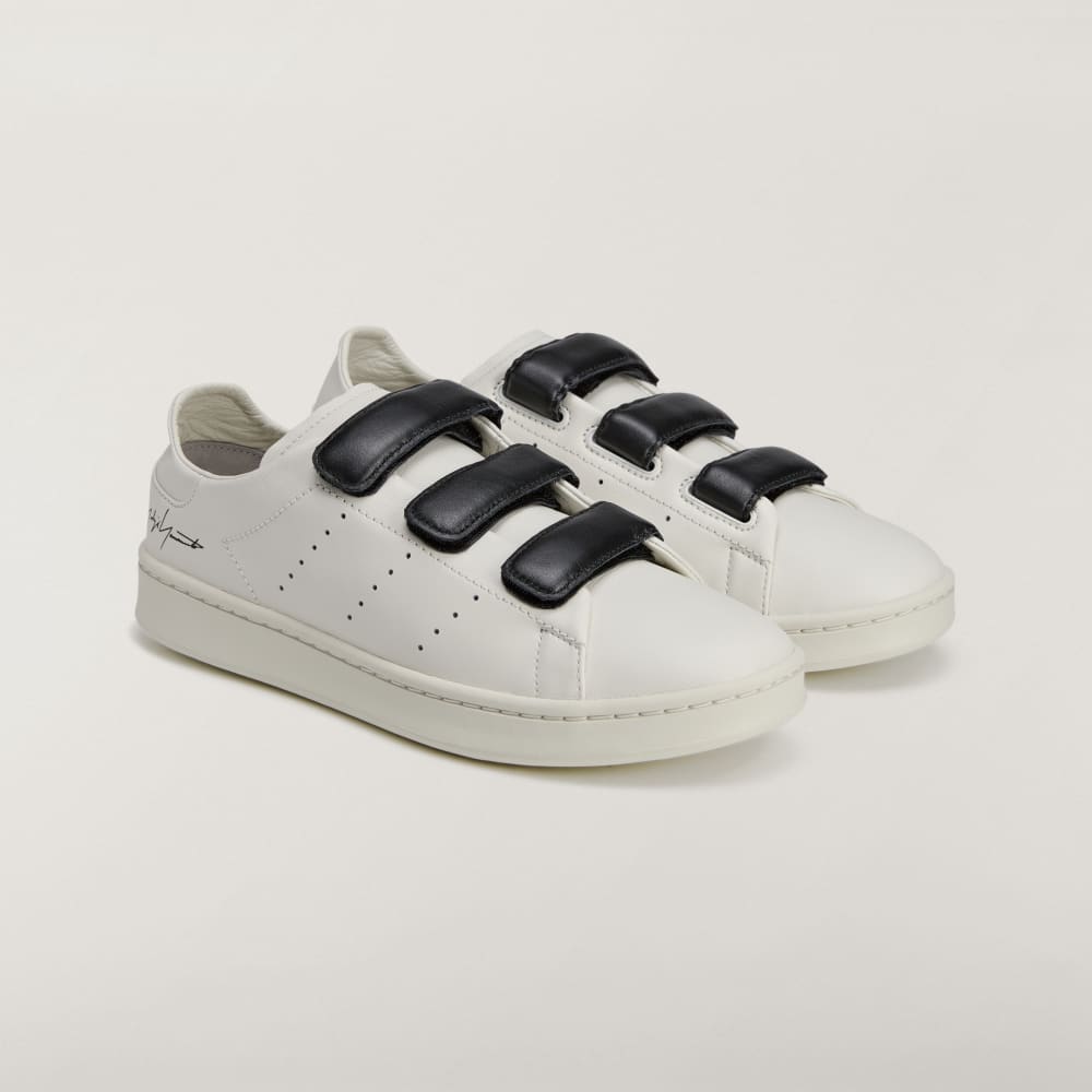 Кроссовки Adidas Y-3 Stan Smith Hook-And-Loop, цвет Orbit Grey/Orbit Grey/Black — фото 4