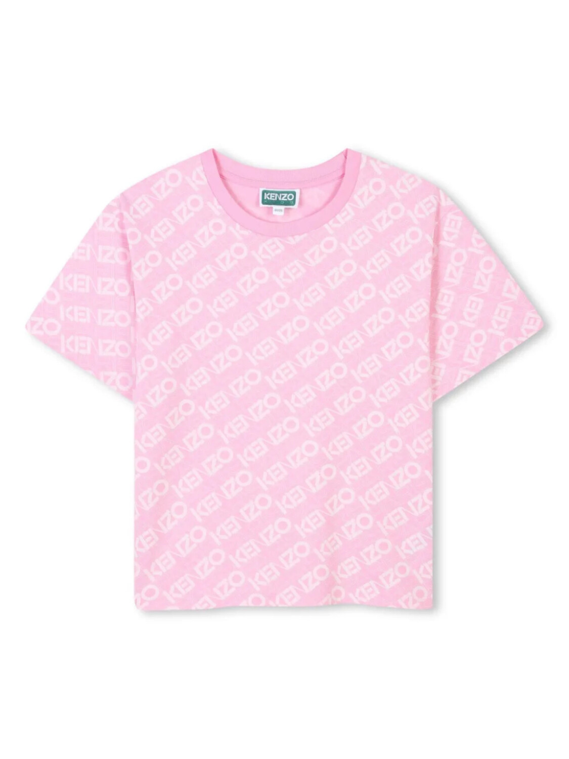 

Kenzo Kids футболка с логотипом, розовый