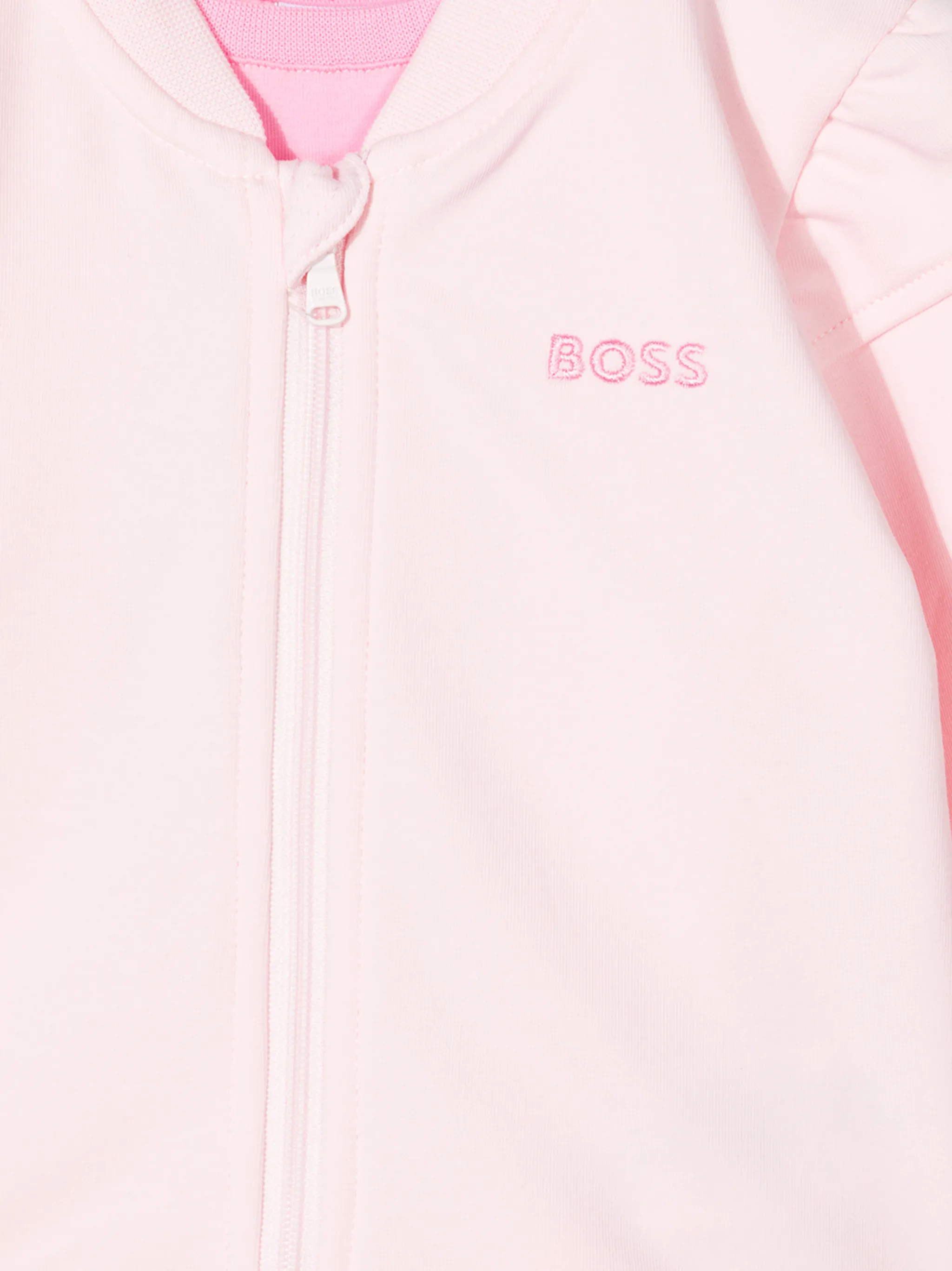 Спортивный костюм с логотипом Boss Kidswear, розовый — фото 3