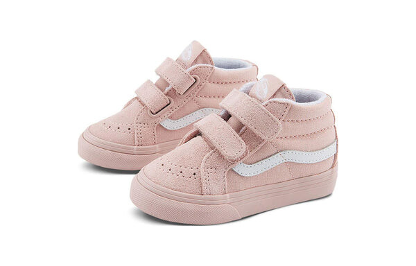 Кроссовки sk8-mid reissue pastel mono shoes 'rose pink' Vans, розовый — фото 2