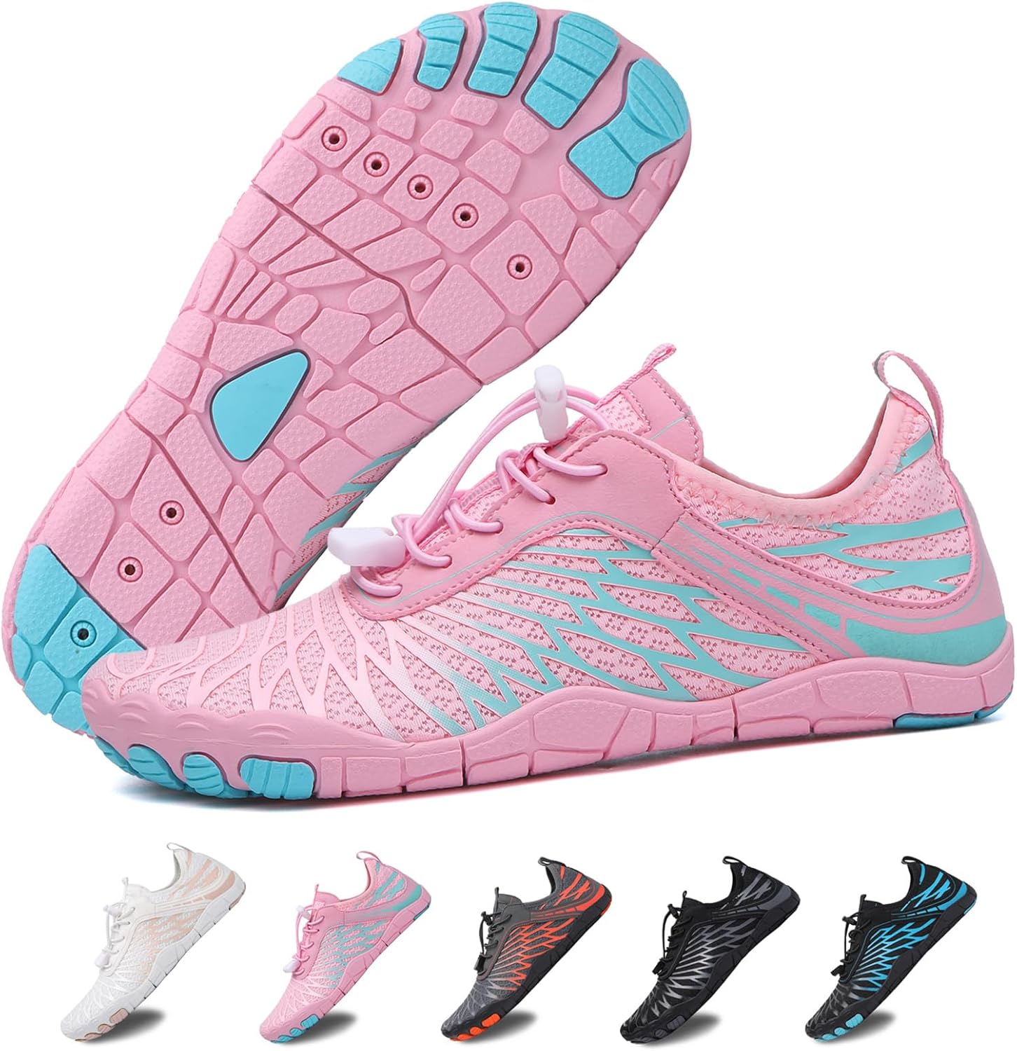 

Кроссовки для ходьбы для женщин и мужчин Feedmoo, синий/розовый