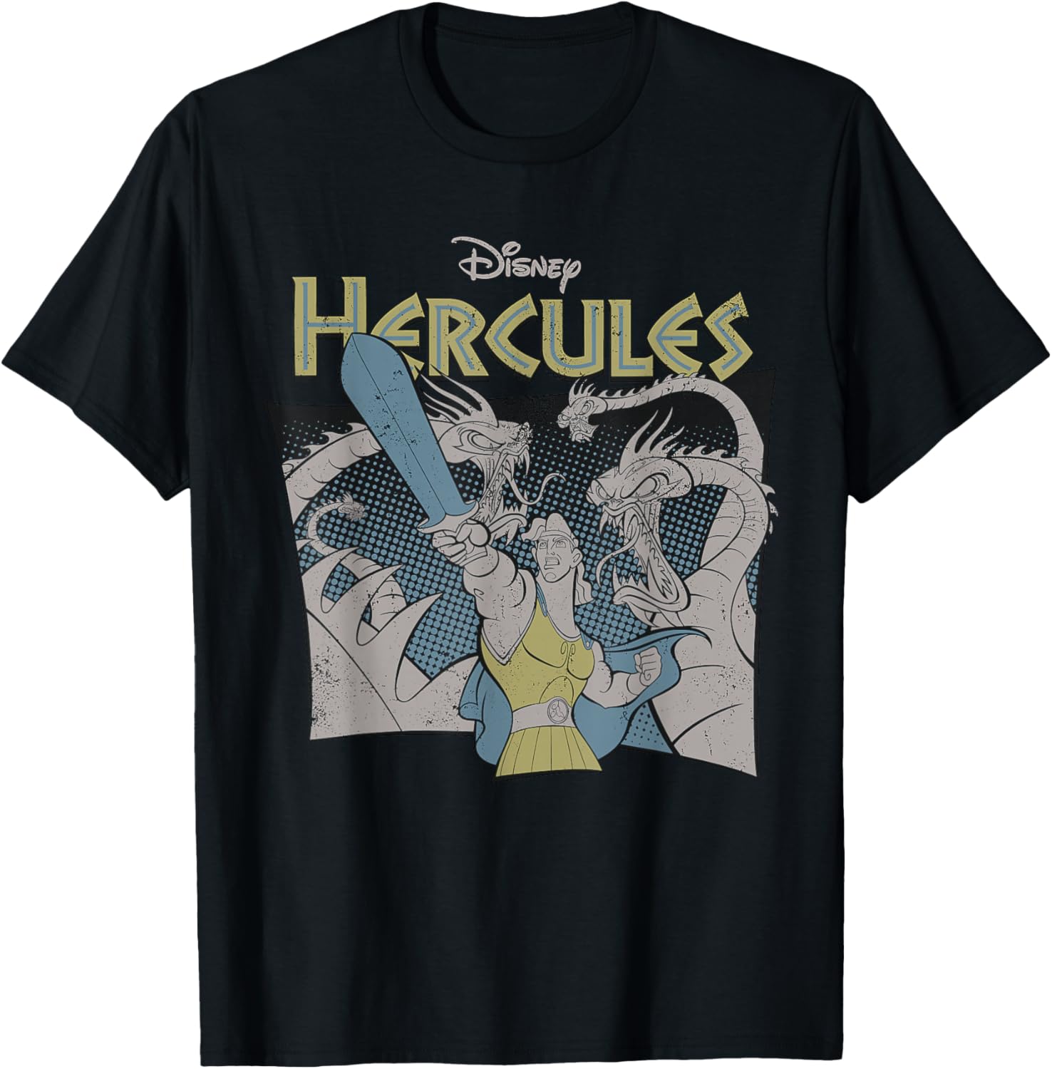 

Футболка Disney Геркулес сражается с Гидрой, черная