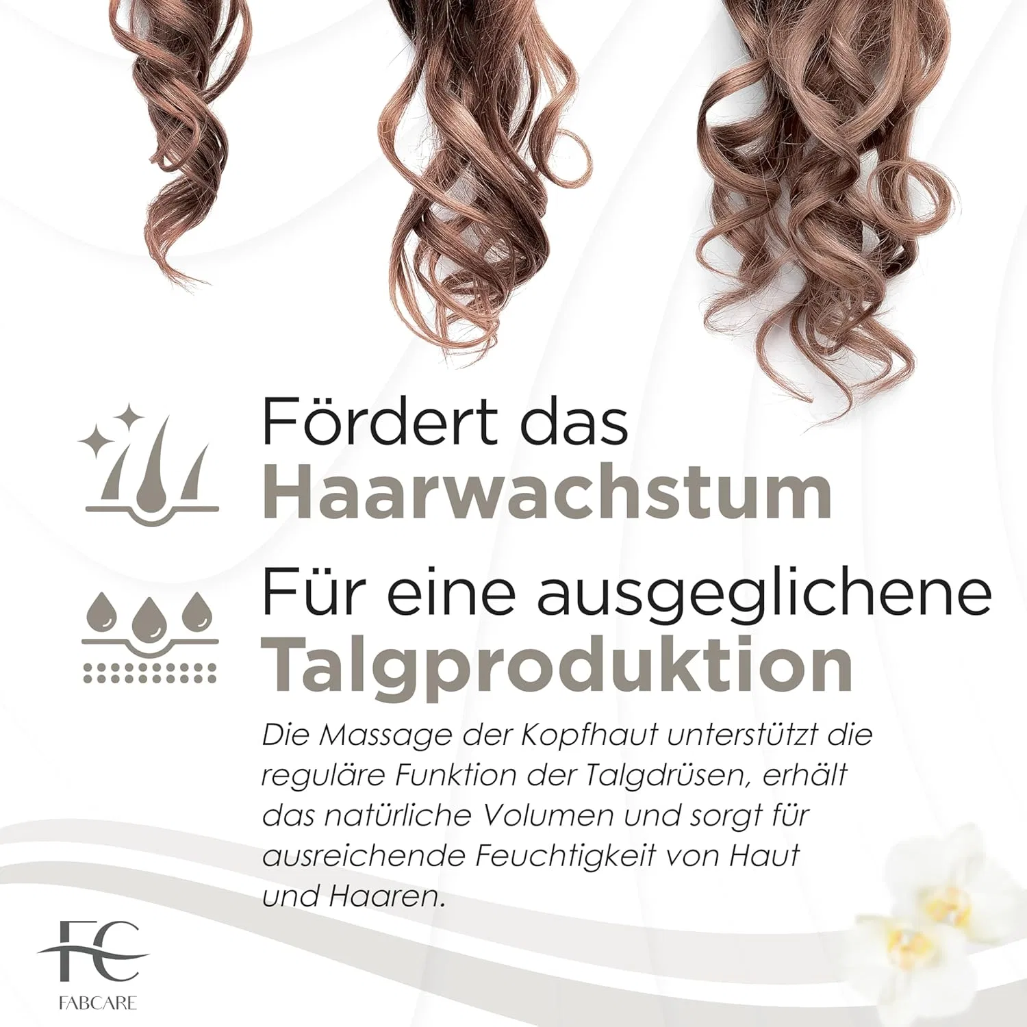 Щетка для массажа кожи головы от FABCARE Fabcare, Beige — фото 3