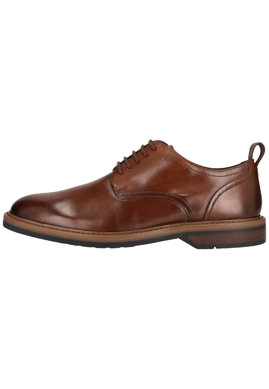 Дерби Aldwin Lace Clarks, светло-коричневая кожа — фото 3