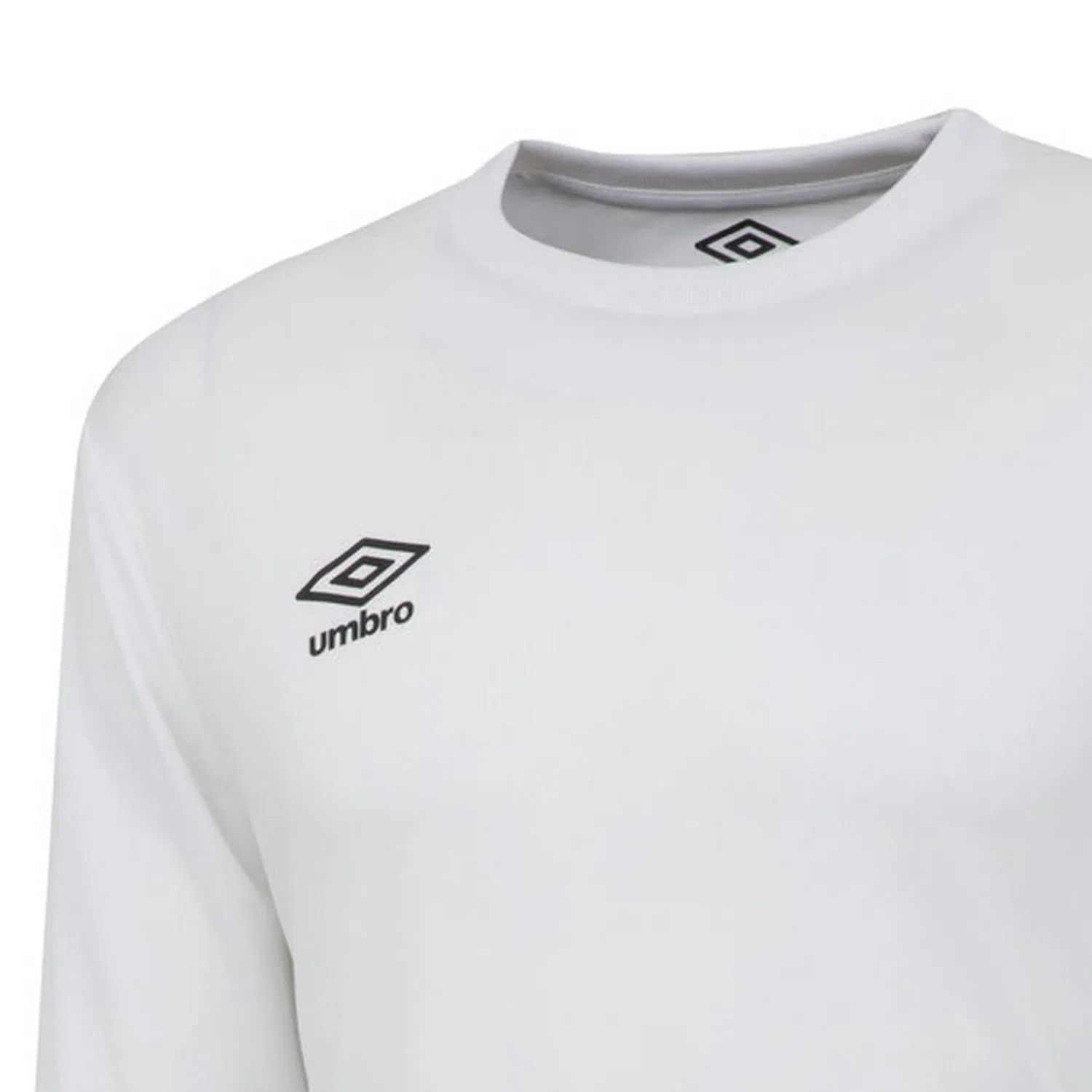 Футболка с длинным рукавом с логотипом Umbro, белый — фото 3