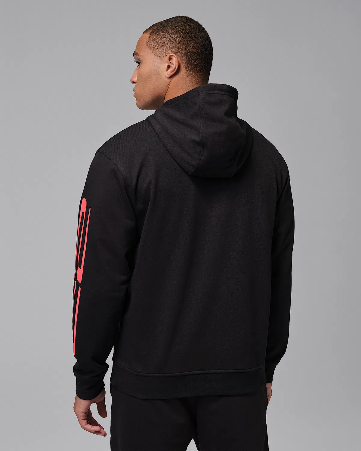 Мужская толстовка с капюшоном Dri-FIT Fleece Graphic Pullover Hoodie Jordan Sport Crossover, Black — фото 2