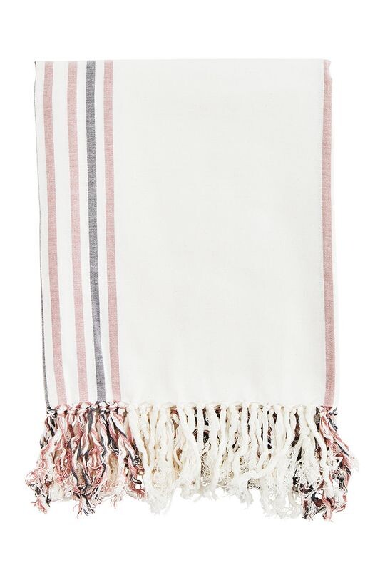 

Большое хлопковое полотенце 100 х 180 см. Madam Stoltz, белый