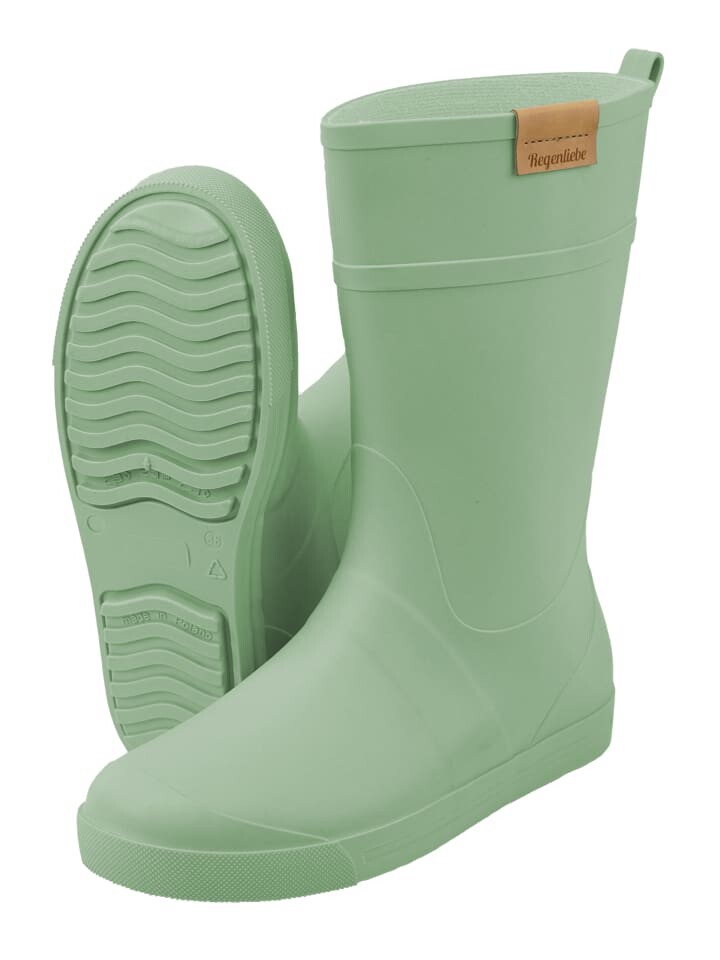 Резиновые сапоги Regenliebe Gummistiefel Summer Rain, светло-зеленый — фото 4