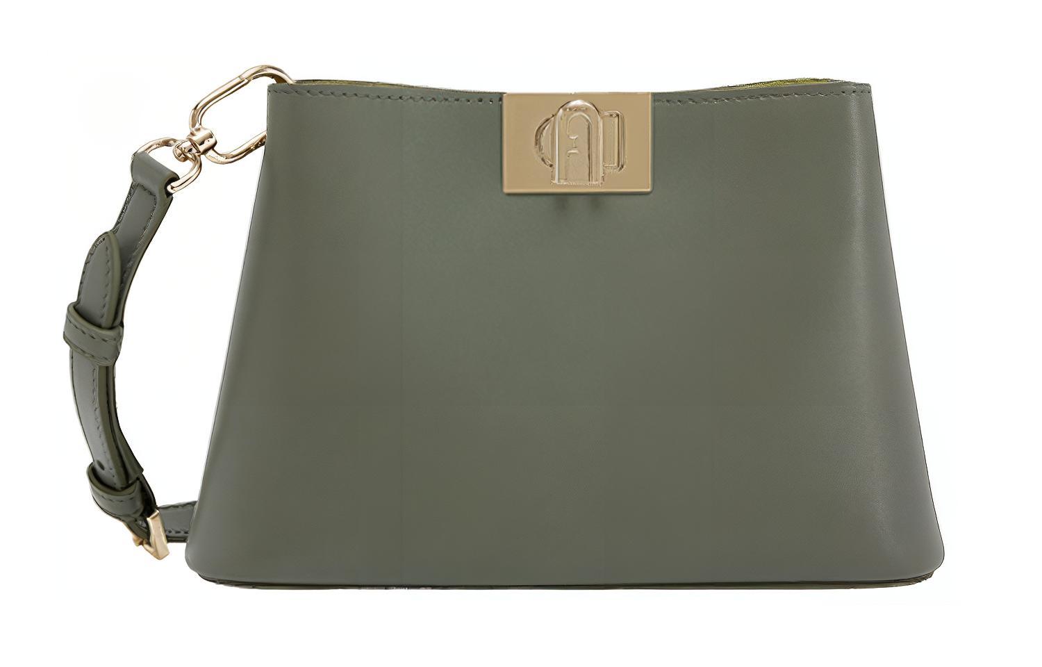 

Furla Кожаная зеленая сумка через плечо