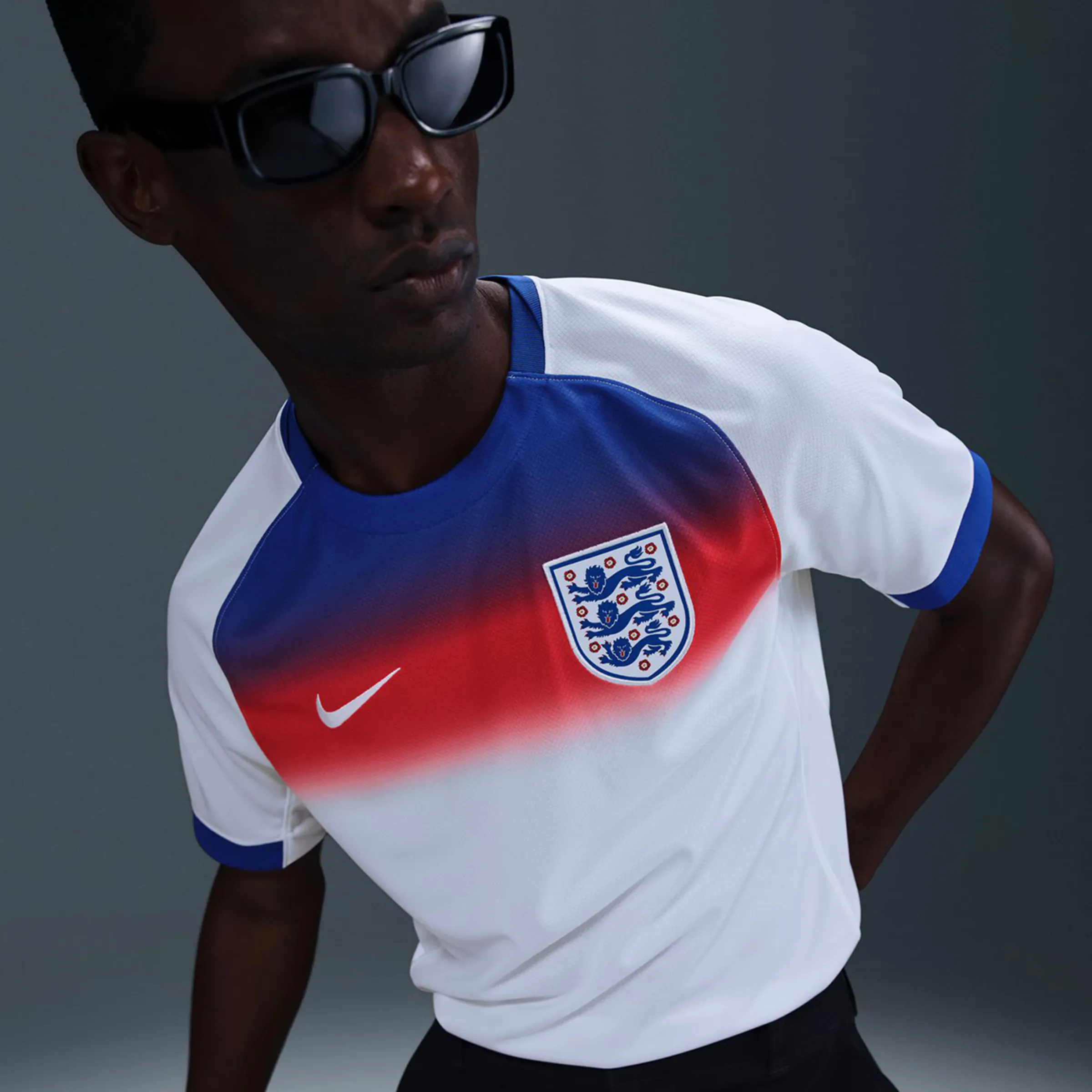 

Футболка мужская игровая форма Англия 2025 Nike, синий