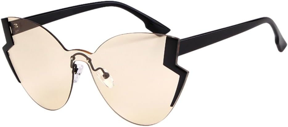 

Модные солнцезащитные очки без оправы «кошачий глаз» для женщин, винтажные ретро-солнцезащитные очки неправильной формы для мужчин, градиентные очки для лета MTZJH, C5