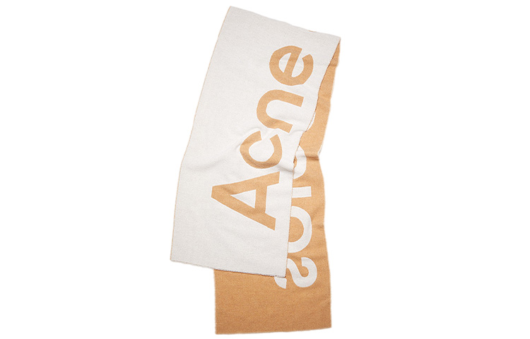 

Acne Studios Шаль унисекс бежевая