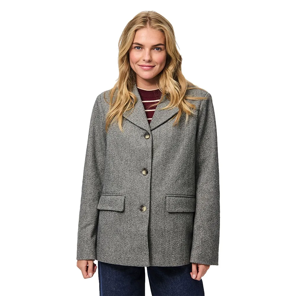 

Блейзер Pieces Bianca, серый