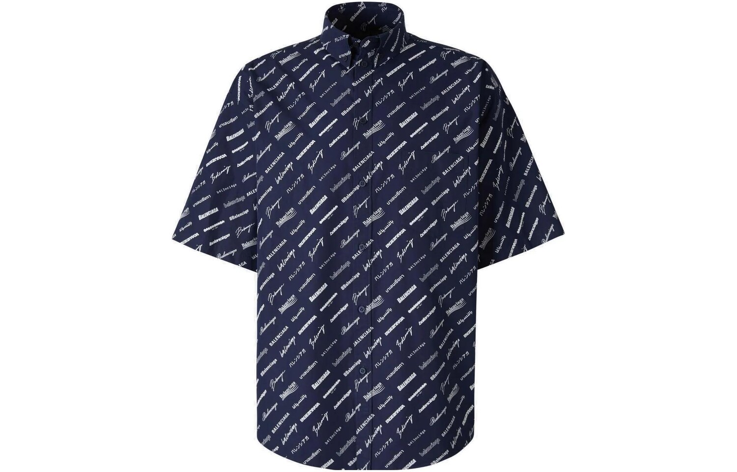 

Мужская рубашка Balenciaga, синий