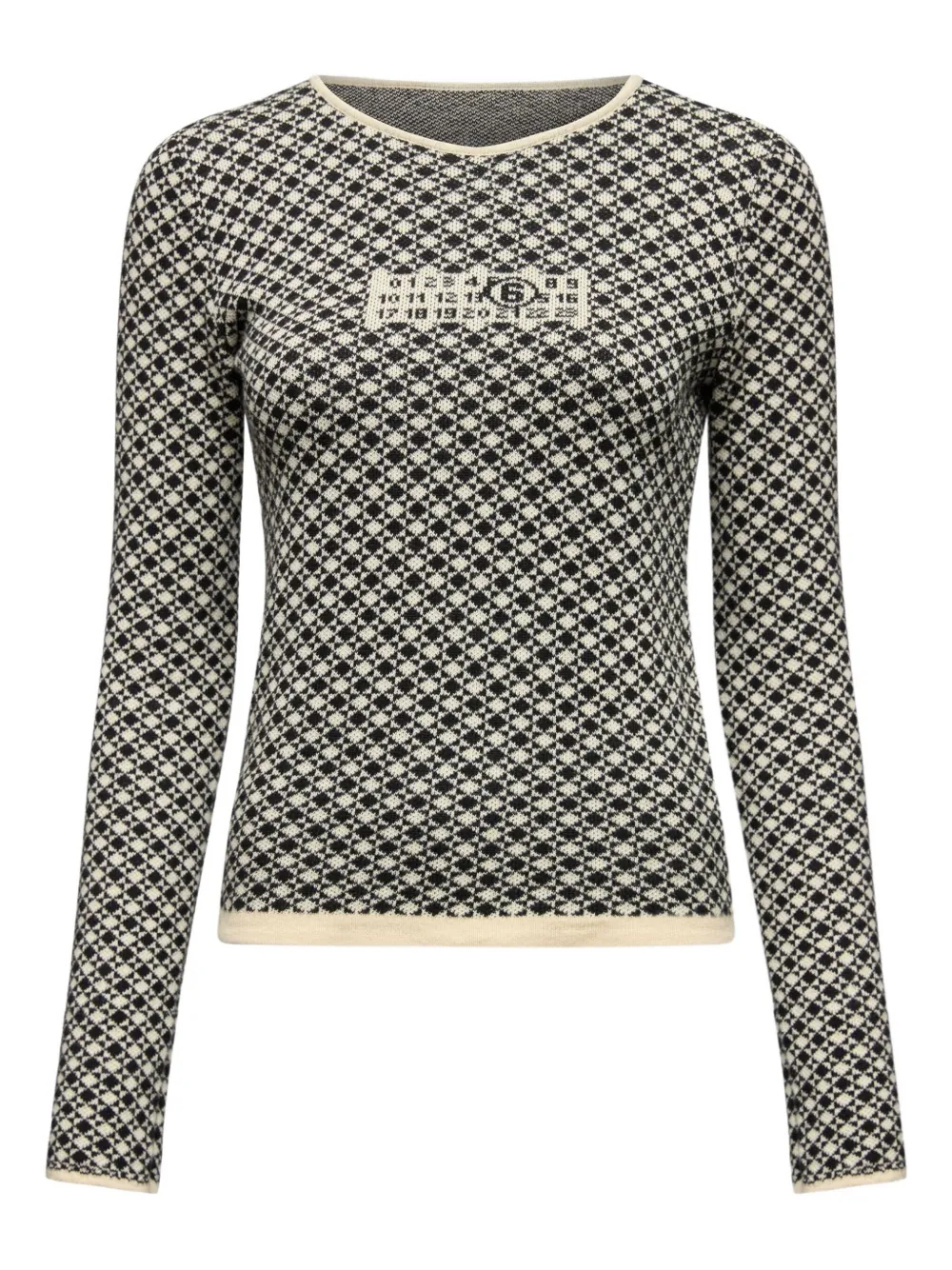 

Футболка с длинными рукавами MM6 Maison Margiela, белый