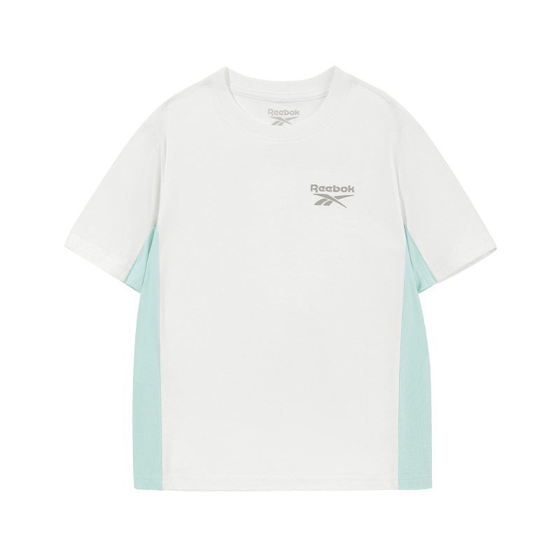 

Футболка летняя для детей 3-7 лет Reebok, белый/серебристый