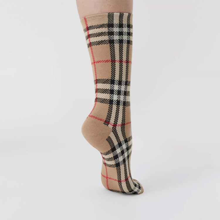 Носки Burberry, унисекс, коричневый — фото 3