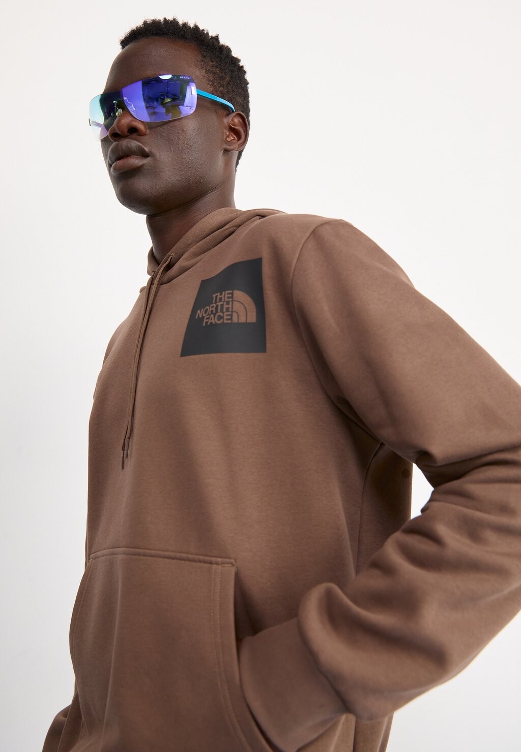 

Толстовка с капюшоном FINE The North Face, коричневый