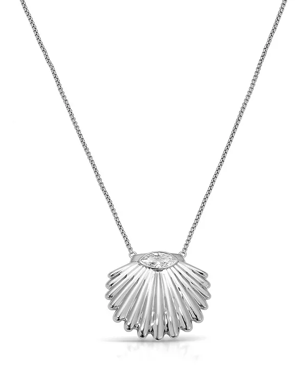 

Ожерелье из хрустальных гребешков Ettika, silver