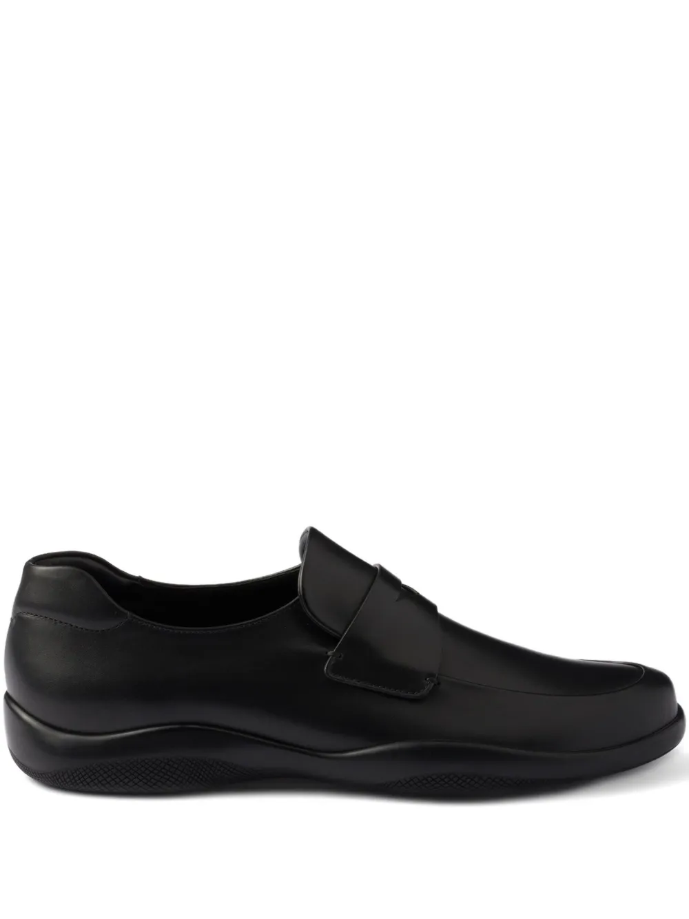 

Кожаные лоферы Prada, черный