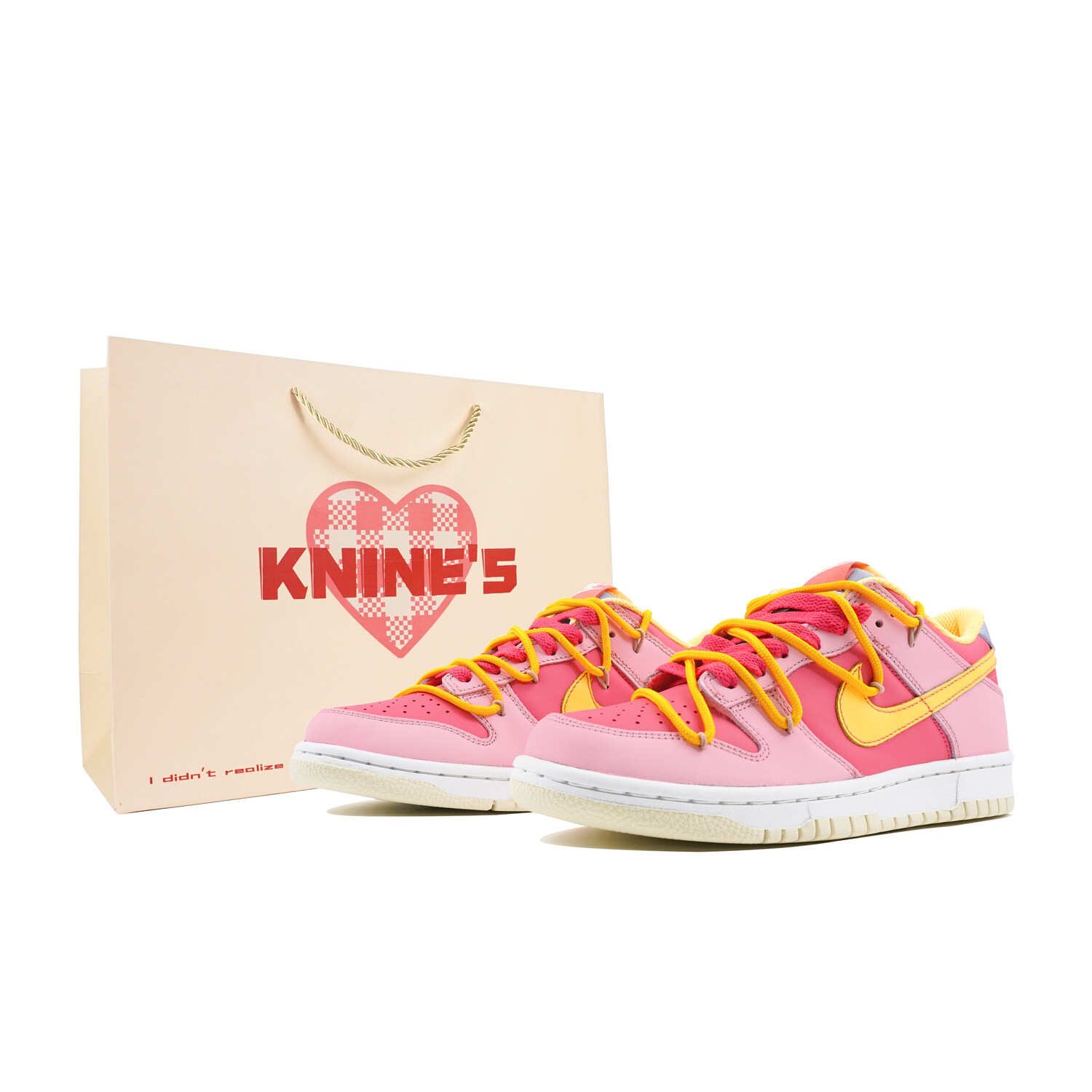 

Кроссовки Nike Dunk Skateboard Shoes Women's Low-Top Yellow