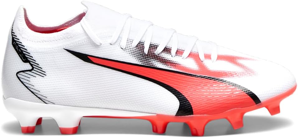 

Футбольные бутсы Puma Mens Ultra Match FG, белый/черный