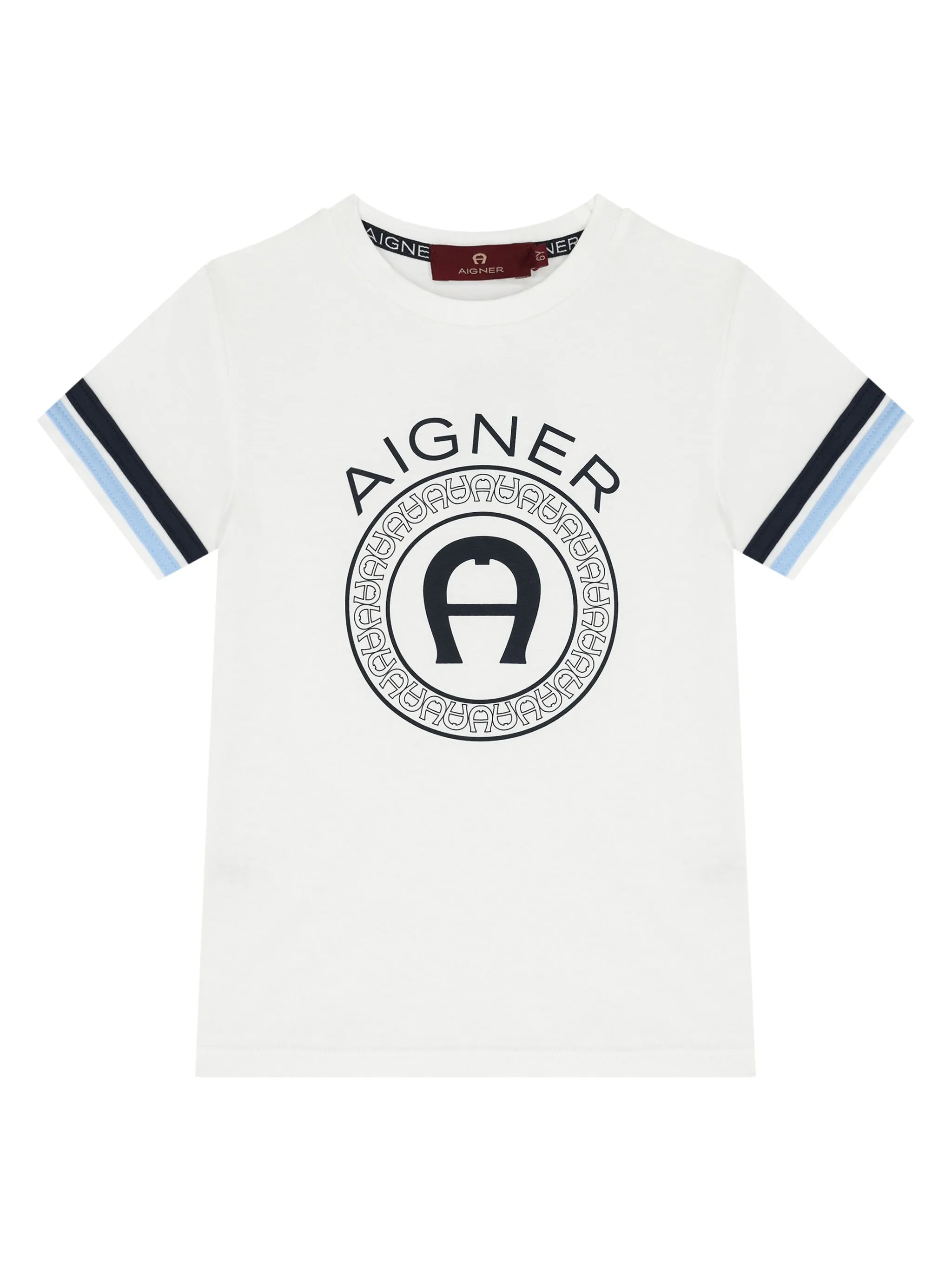 

Футболка с принтом Aigner Kids, белый