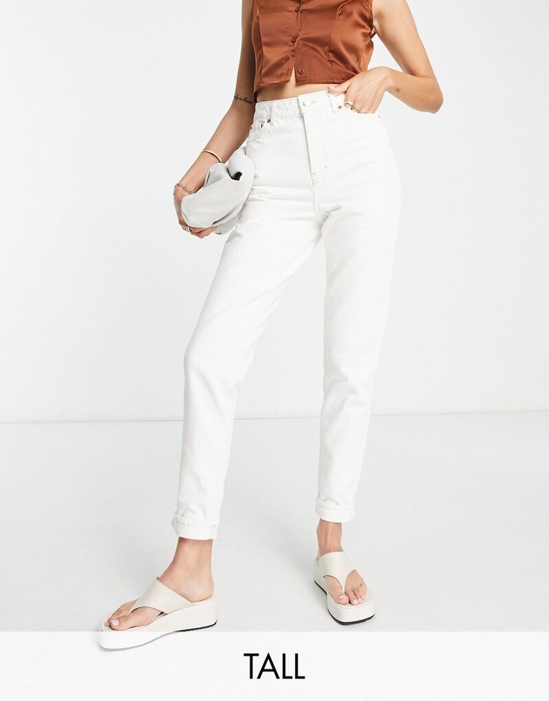 

Белые джинсы Mom Tall Original Topshop Topshop