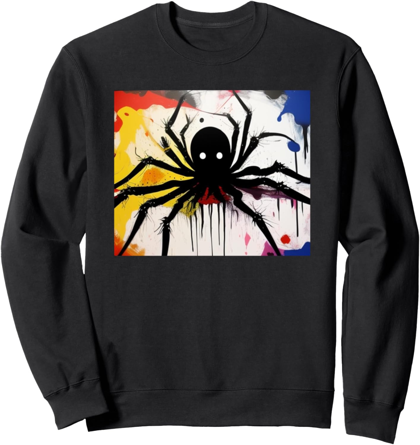 

Толстовка с силуэтом паука для любителей пауков, черная Spider + Art Merch Men Women Kids Boys Girls Gift