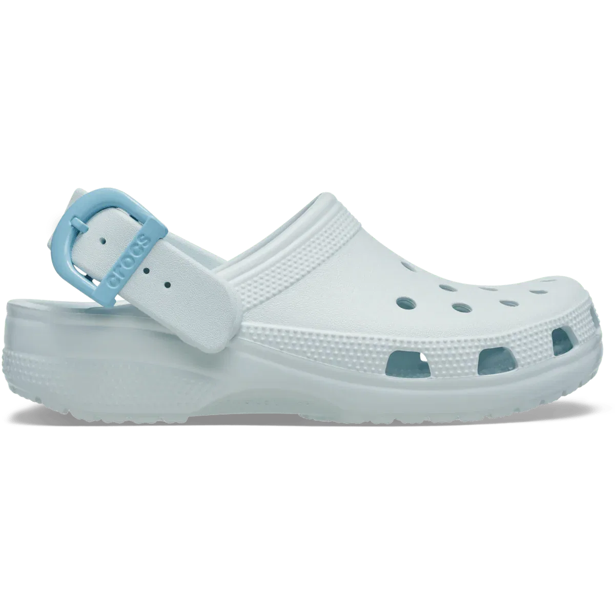Классические сабо с эмалированной пряжкой Crocs, Vapor Ice