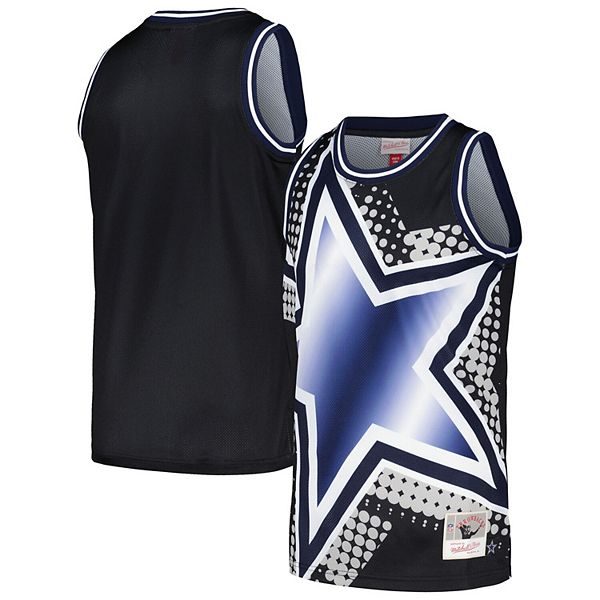 

Мужская черная футболка Dallas Cowboys Big Face 70 Mitchell & Ness