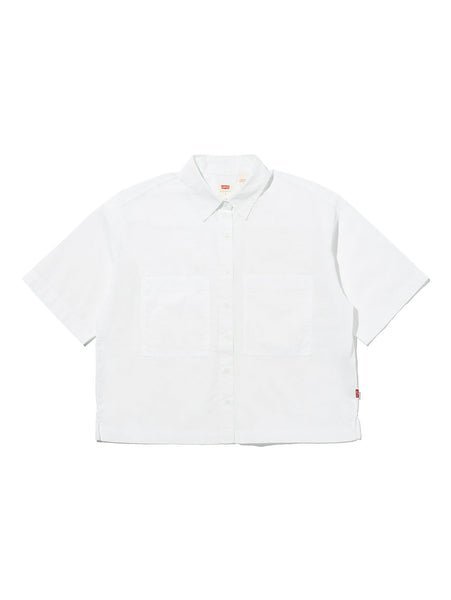 Укороченная рубашка HARLIE SS Levi's, Whites — фото 4