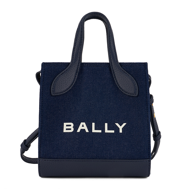 

BALLY Кожаная сумка через плечо, женская синяя Cow Leather