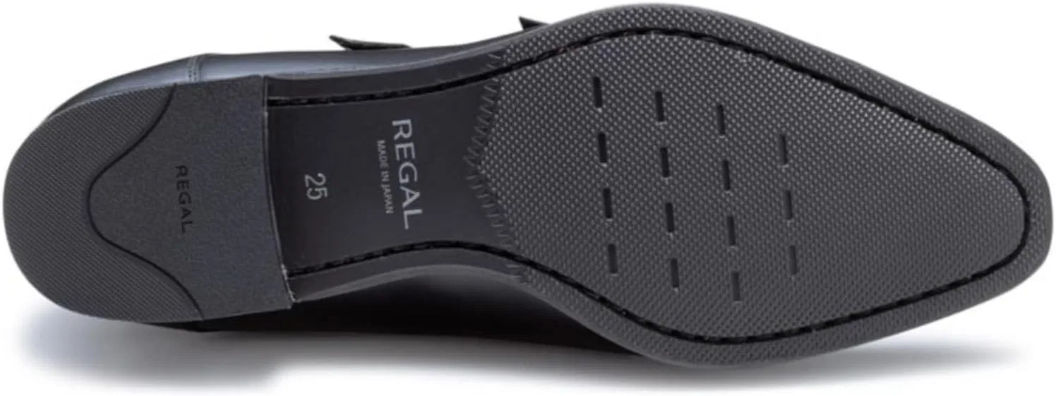 Мужские лоферы REGAL Mens ダブルモンクモカ 27al, Black — фото 4