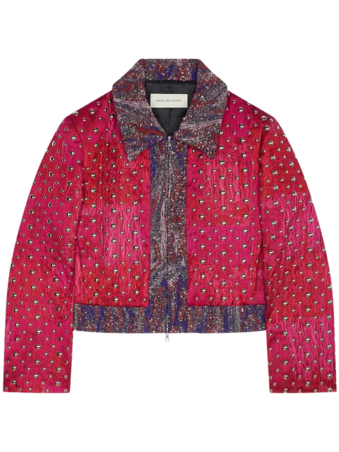 

DRIES VAN NOTEN декорированная куртка, розовый