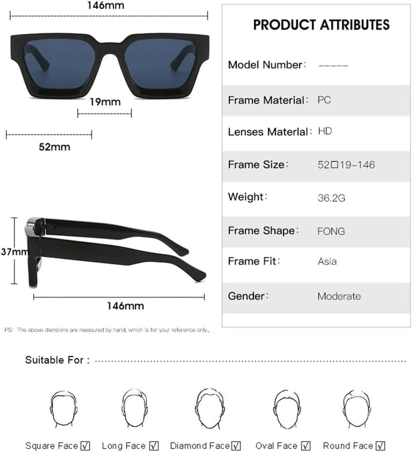 

Ретро-классические солнцезащитные очки для женщин и мужчин в винтажной оправе, солнцезащитные очки для женщин и мужчин с защитой от УФ-излучения VFDHN, Black Purple