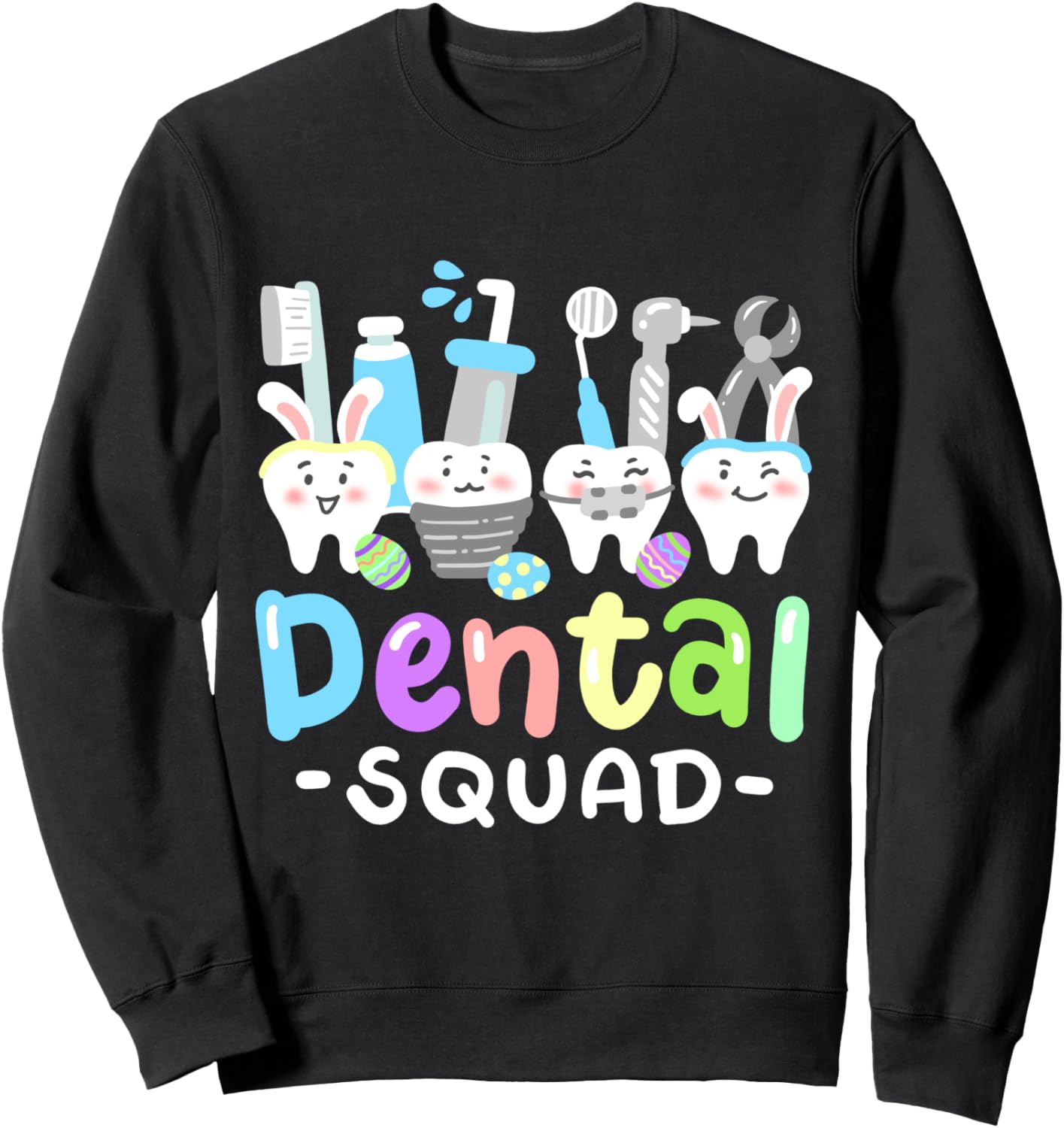 

Забавная толстовка Dental Squad с надписью Счастливой Пасхи, стоматолог, для мужчин, женщин и детей, черная Happy Easter Outfits, Черный, Забавная толстовка Dental Squad с надписью Счастливой Пасхи, стоматолог, для мужчин, женщин и детей, черная Happy Eas