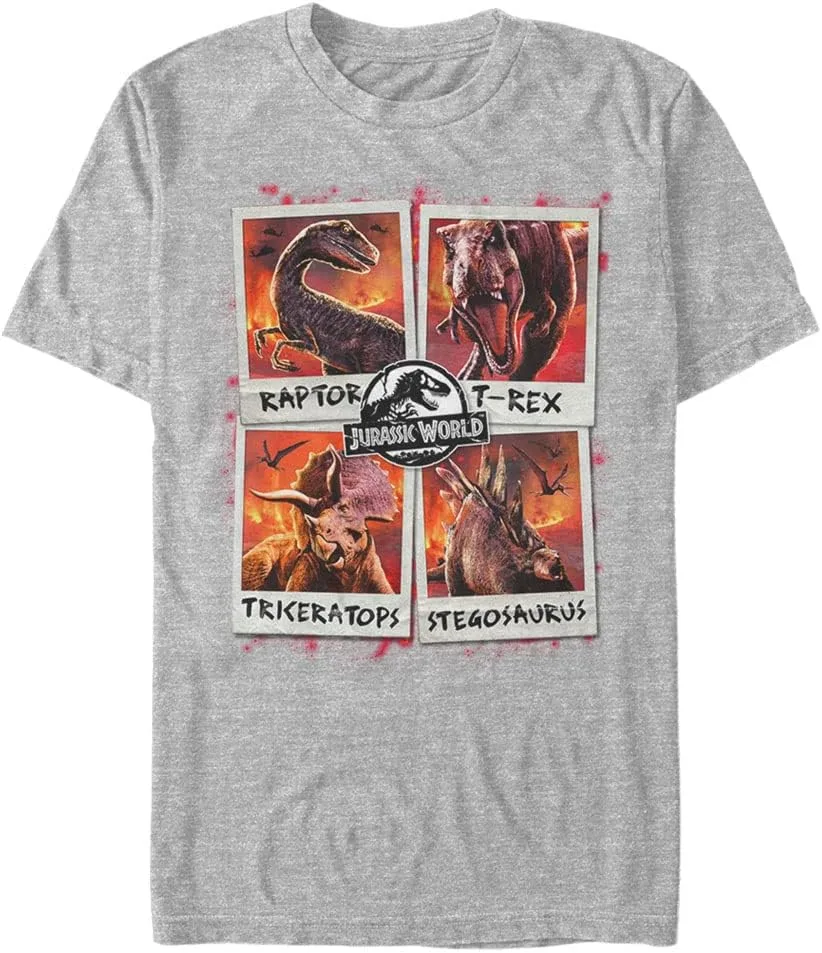 

Футболка Jurassic Park Big & Tall Jurassic World Fallen Kingdom Candid Carnivores