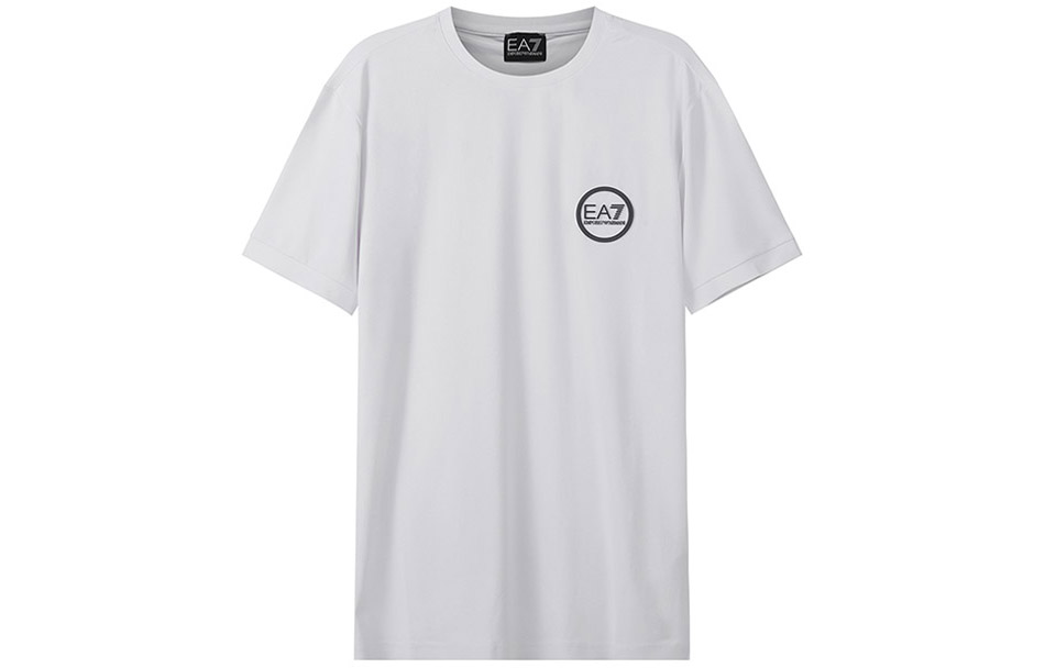 

EMPORIO ARMANI Футболка мужская белая EA7 FW22, Белый, EMPORIO ARMANI Футболка мужская белая EA7 FW22