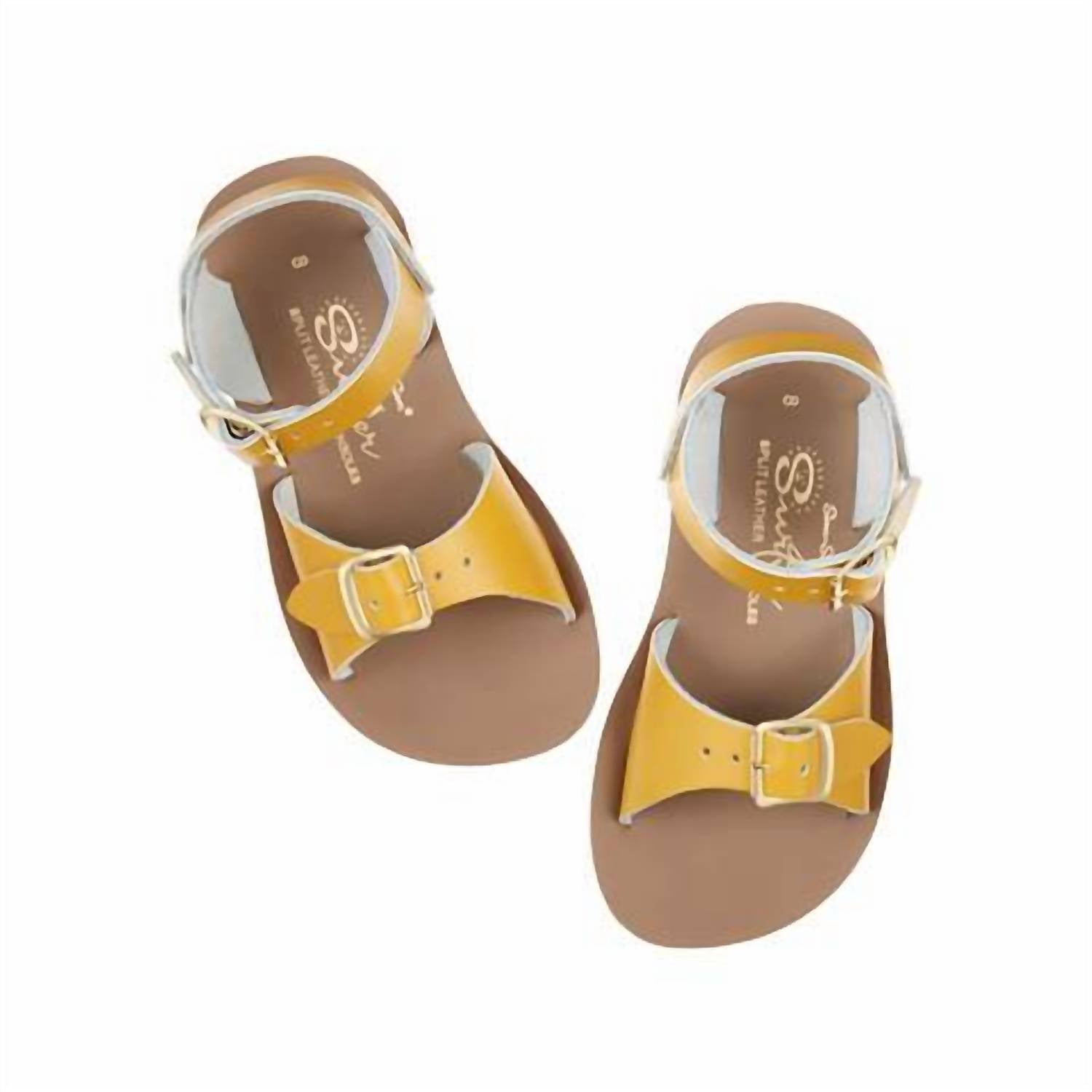 Детские сандалии Surfer в горчичном цвете Salt Water Sandals, Mustard — фото 4