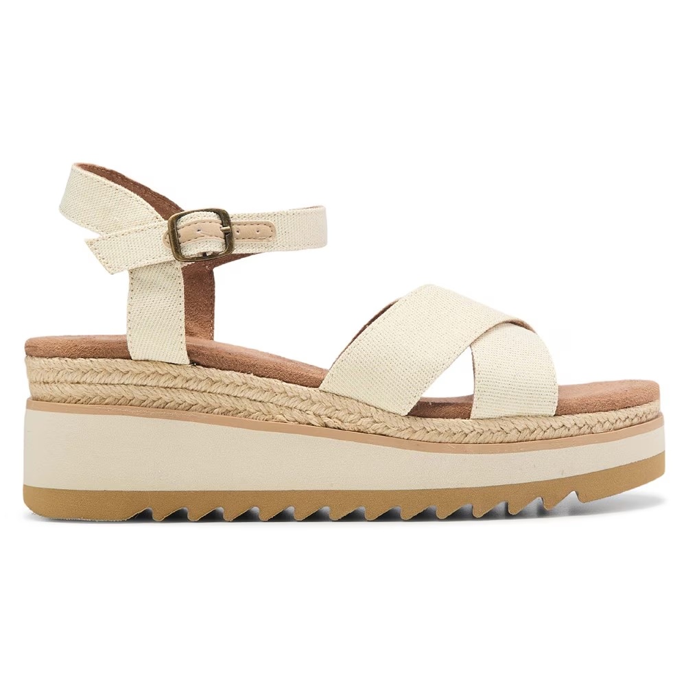 Босоножки на танкетке Noelani от Toms, natural gold — фото 2