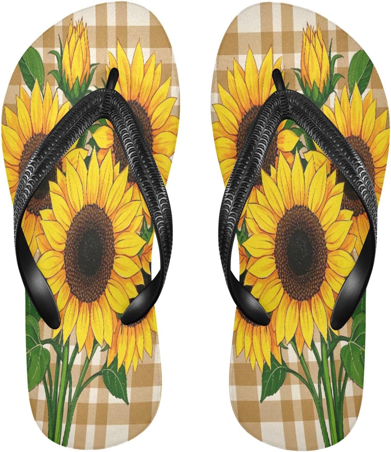 

Шлепанцы MNSRUU для женщин и мужчин, Sunflowers A17965