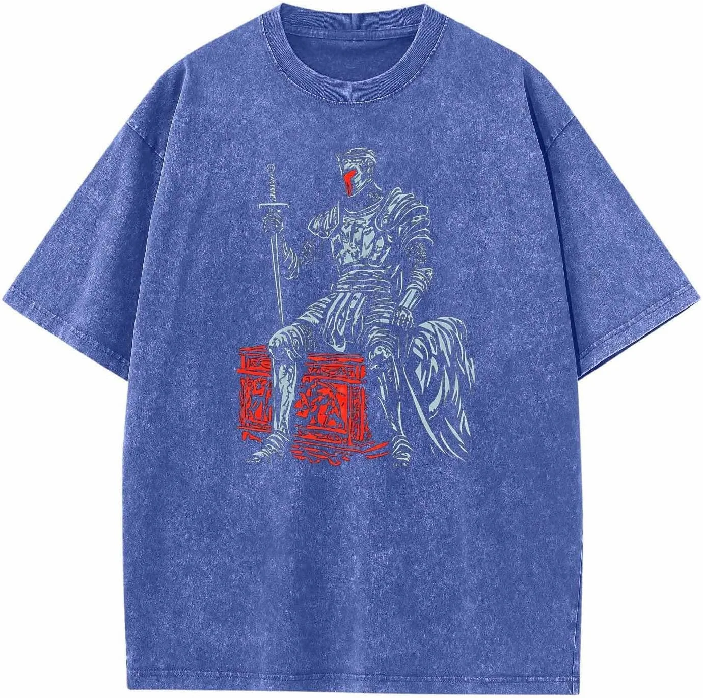 

Мужская футболка Oversized с 3D принтом, Cotton, Loose Fit