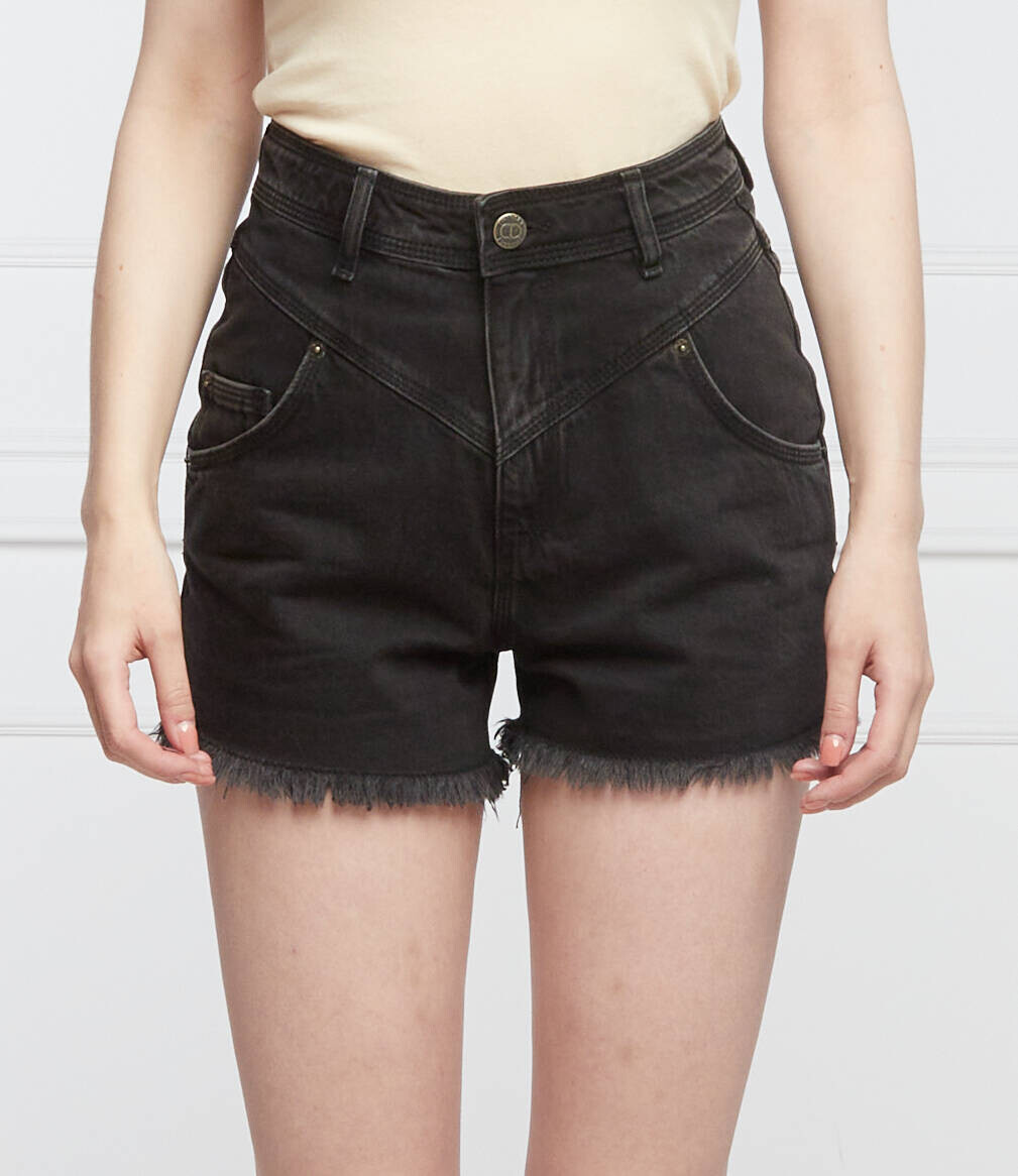 

Шорты TWINSET regular fit, черный