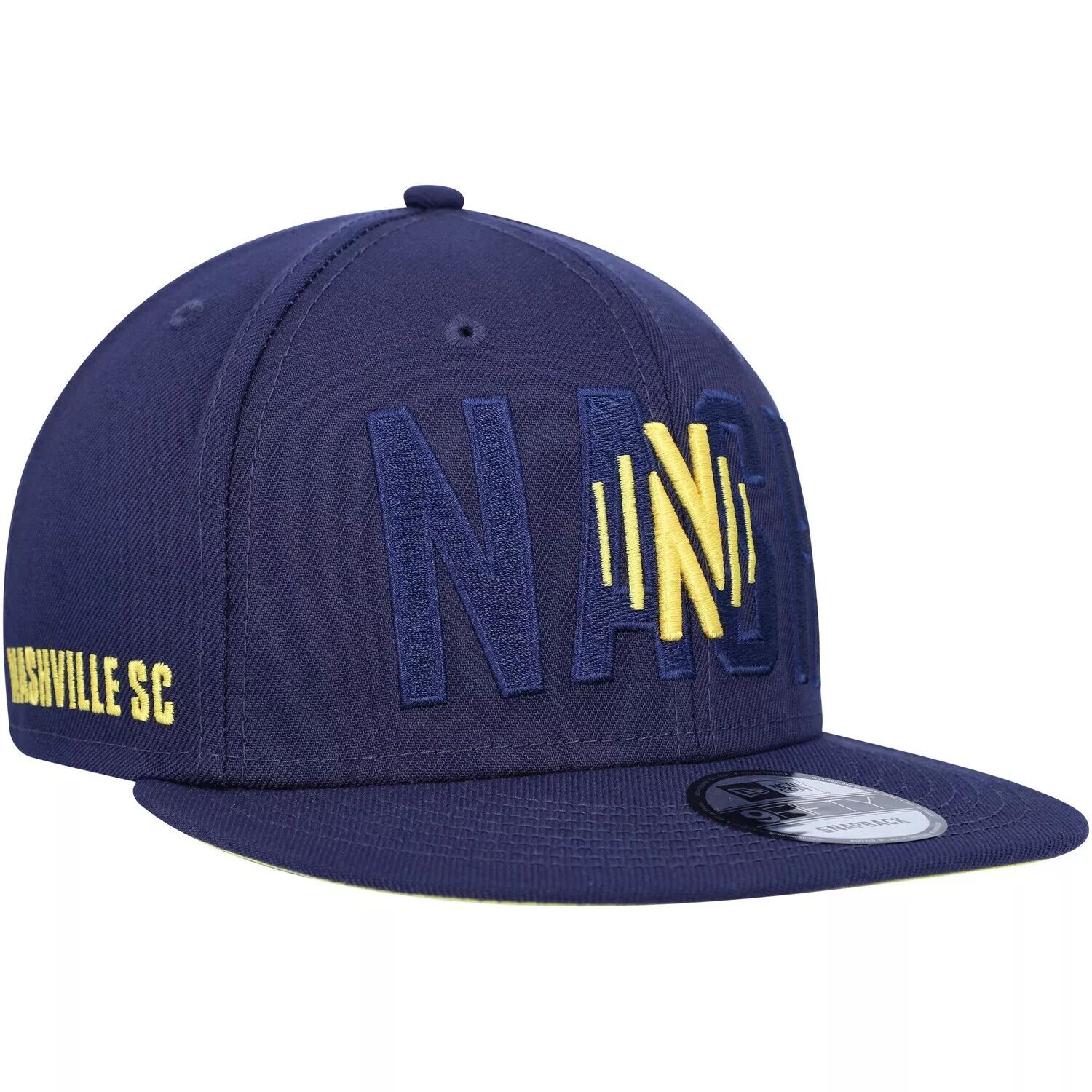 

Мужская темно-синяя кепка New Era Nashville SC Kick Off 9FIFTY Snapback