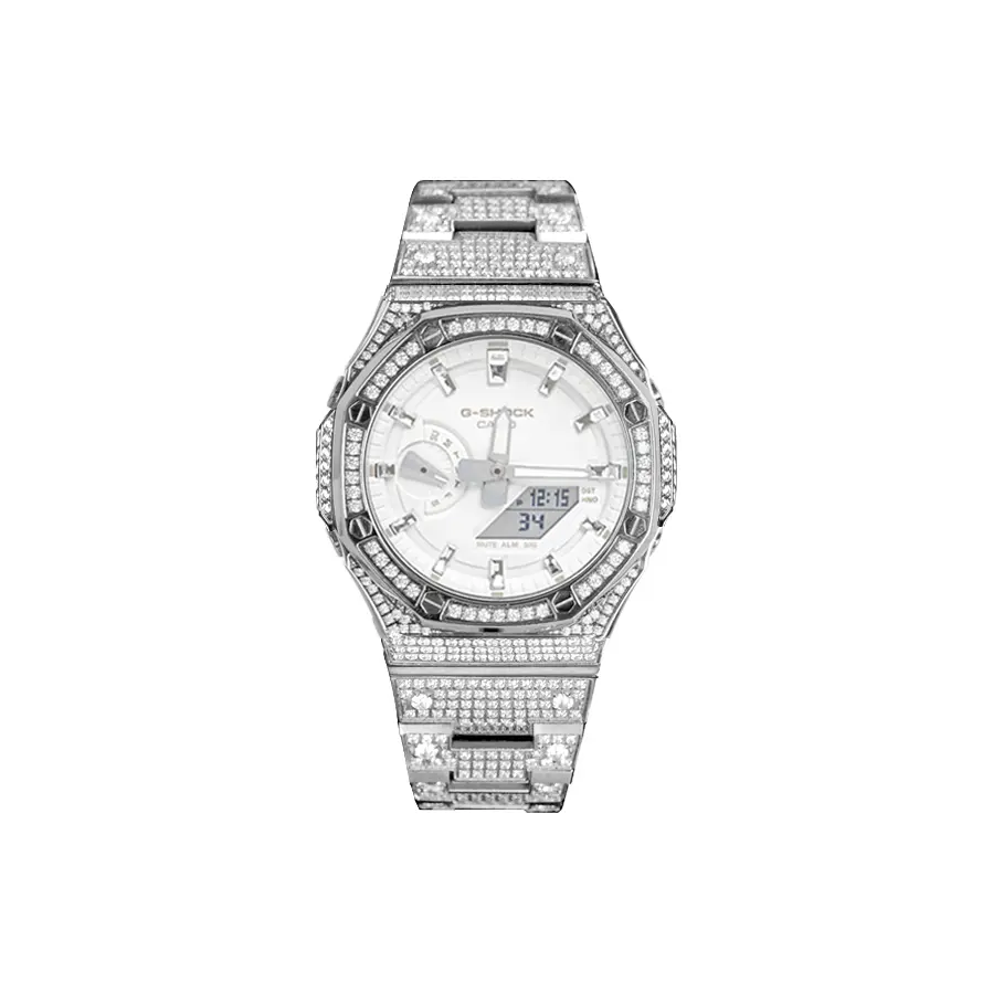 

CASIO Ретрофит серия silver wing armor кварцевый механизм часы унисекс белый циферблат