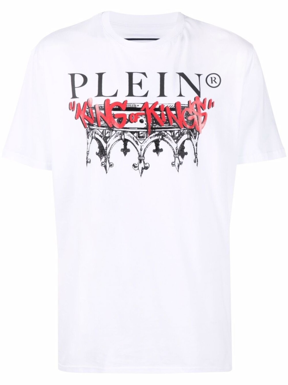 

Philipp Plein футболка King Plein с круглым вырезом, белый