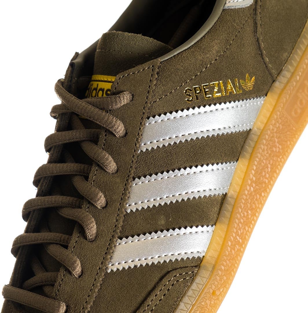 Мужские кроссовки adidas Handball Spezial, желтый/оливковый — фото 4